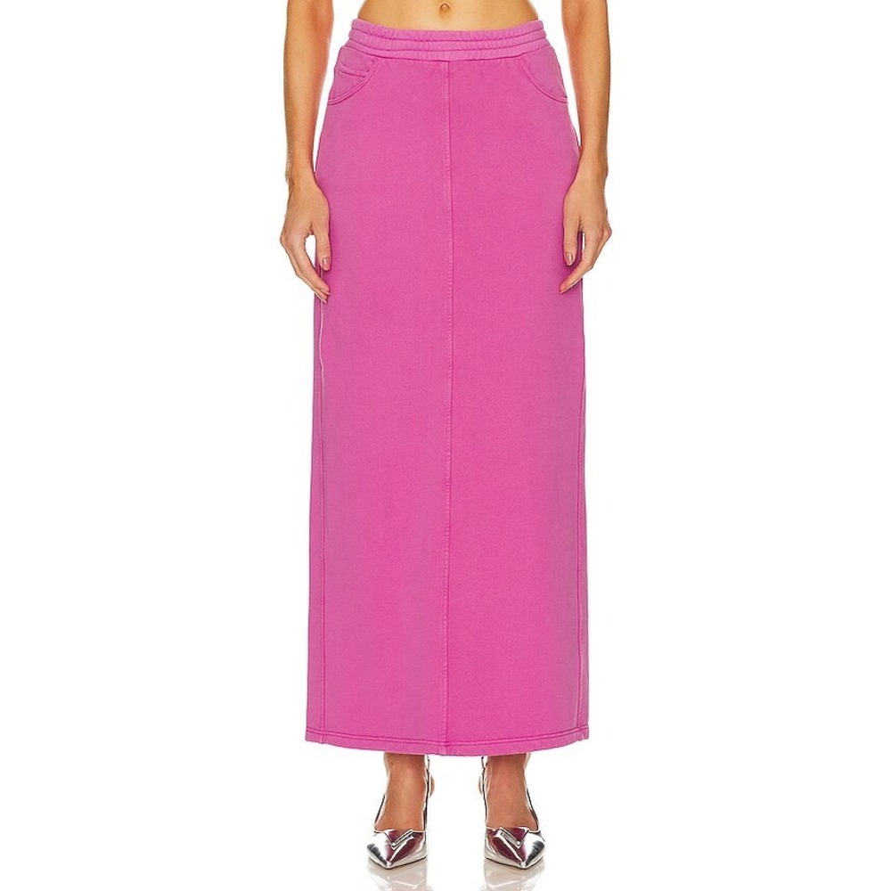 Giuseppe Di Morabito Pink Sweatshirt Maxi Skirt High Waist Size‎ Small